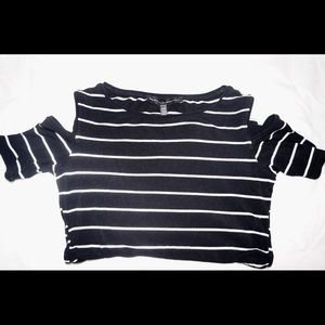 White House Black Market shoulder-less top
